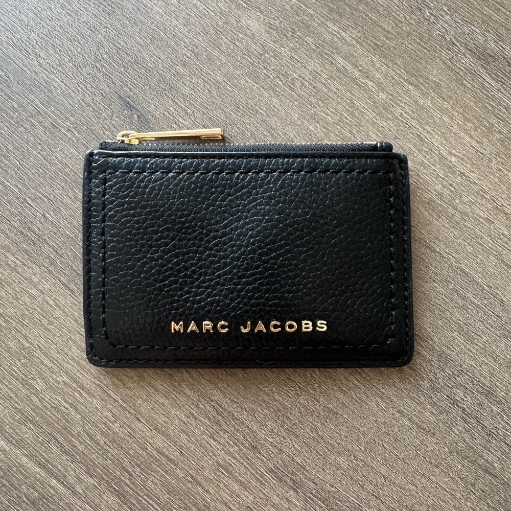 Marc Jacobs Black Leather Card Holder